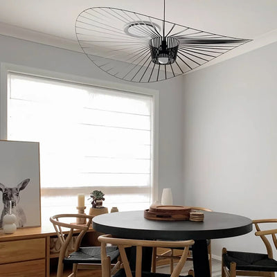 Rosland Vertigo Moderne Strohoed Hanglamp