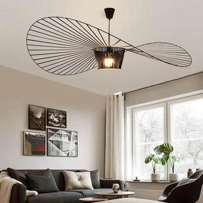 Rosland Vertigo Moderne Strohoed Hanglamp
