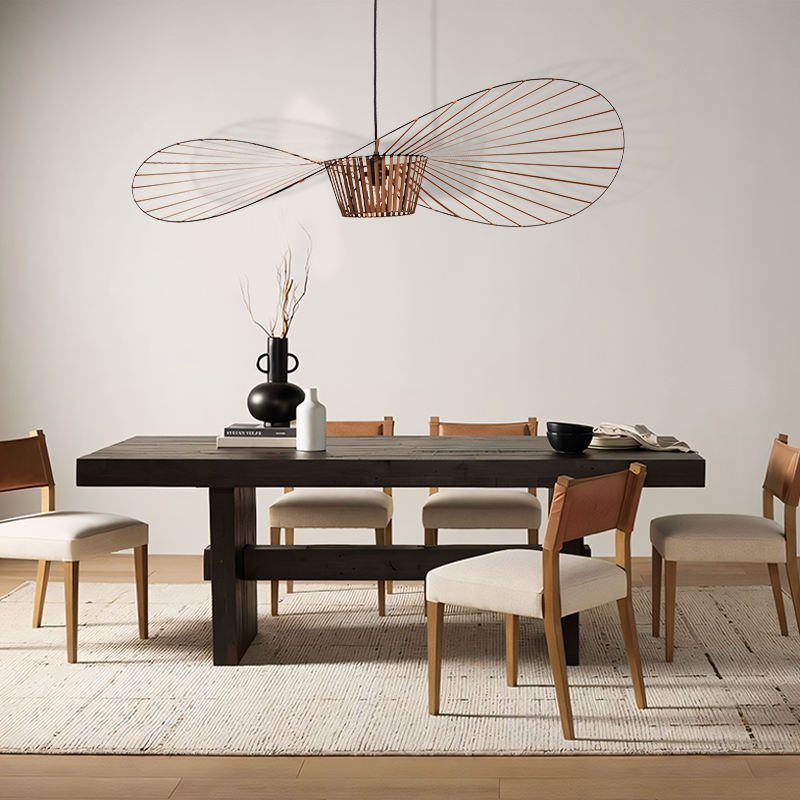 Rosland Vertigo Moderne Strohoed Hanglamp