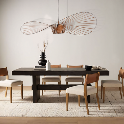 Rosland Vertigo Moderne Strohoed Hanglamp