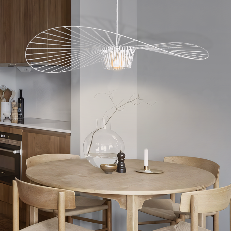 Rosland Vertigo Moderne Strohoed Hanglamp
