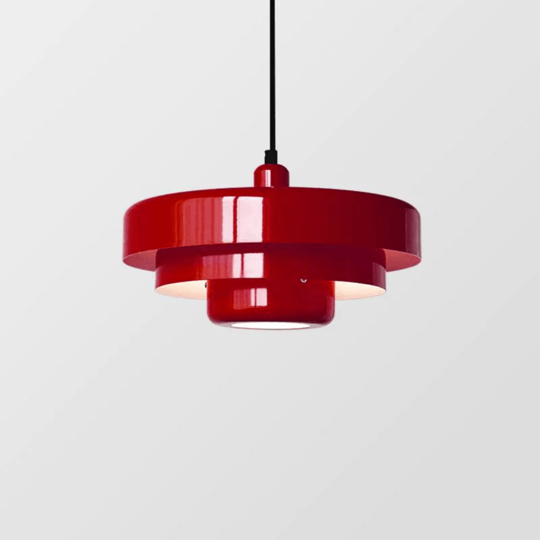 Vintage LED Hanglamp voor Woonkamer en Eettafel – Retro Metalen Lamp in Oranje, Rood, Geel, Roze, Groen, Wit 4