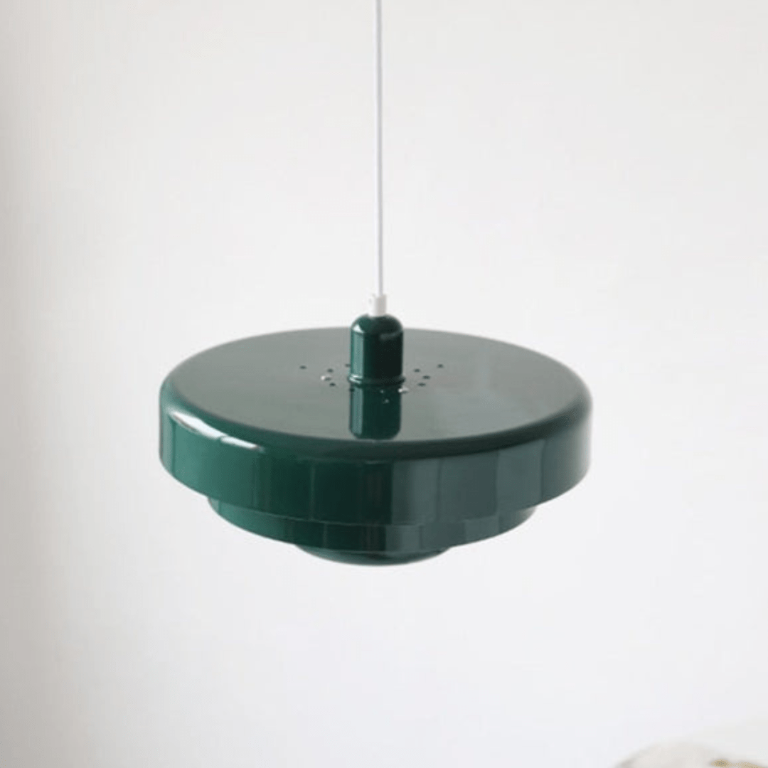 Vintage LED Hanglamp voor Woonkamer en Eettafel – Retro Metalen Lamp in Oranje, Rood, Geel, Roze, Groen, Wit 5