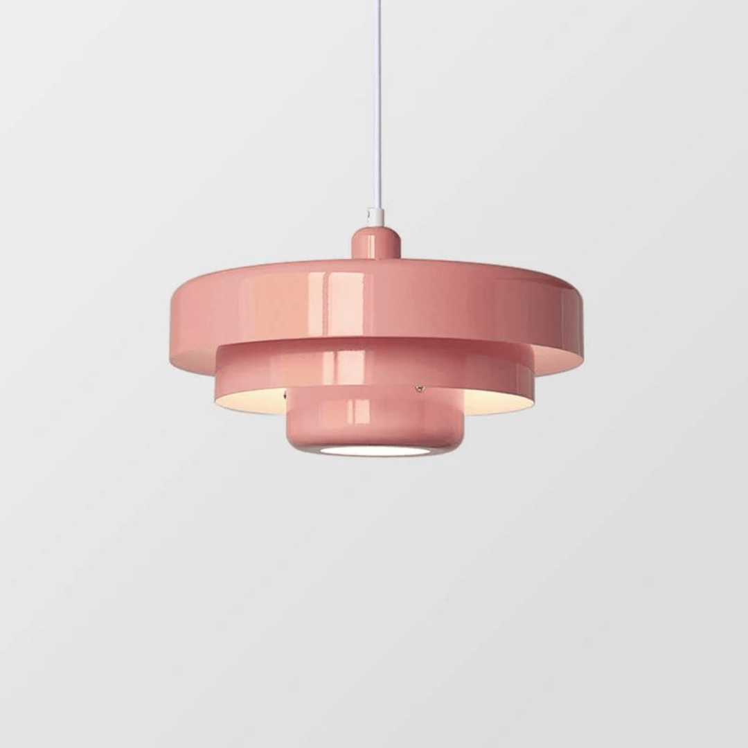 Vintage LED Hanglamp voor Woonkamer en Eettafel – Retro Metalen Lamp in Oranje, Rood, Geel, Roze, Groen, Wit 8