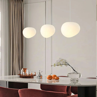 Boden witte kiezel hanglamp