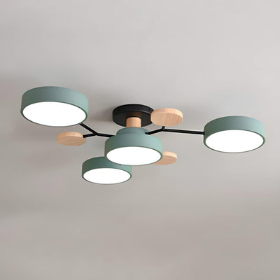 LED Plafondlamp 85 cm - Zwart Acryl met Warm en Wit Licht - Moderne Plafonniere voor Slaapkamer en Woonkamer-6