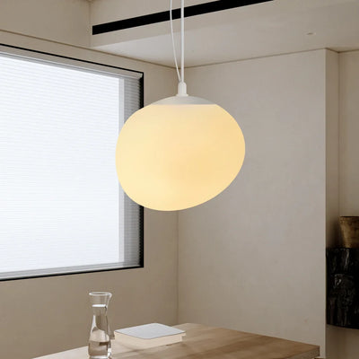 Boden witte kiezel hanglamp
