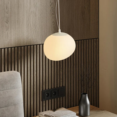Boden witte kiezel hanglamp