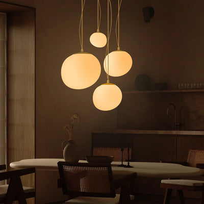 Boden witte kiezel hanglamp