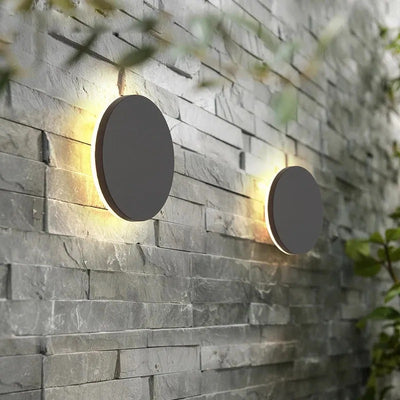 Orr moderne LED buitenwandlamp wit/zwart metaal tuin