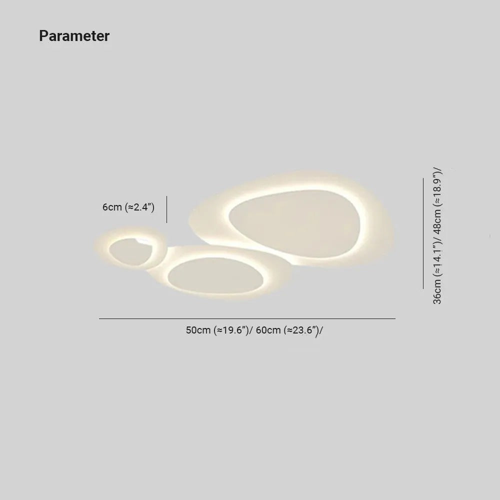 Valentina moderne LED plafondlamp – metaal – woonkamer, slaapkamer, eetkamer