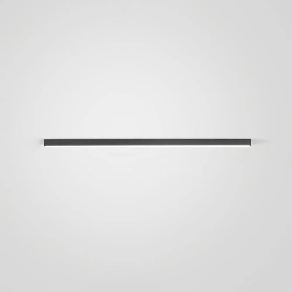 Edge moderne lineaire LED plafondlamp zwart woonkamer metaal