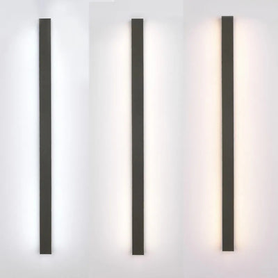 Edge moderne lineaire buitenwandlamp – metaal en acryl – geschikt voor tuin en hal