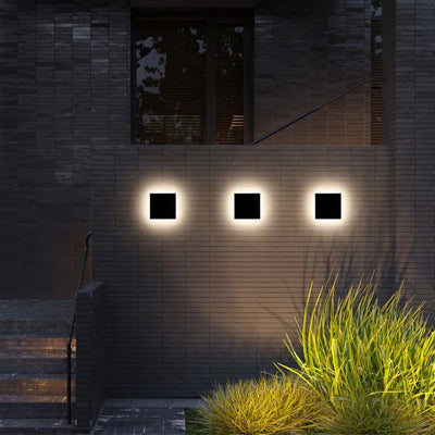 Orr moderne LED buitenwandlamp wit/zwart metaal tuin