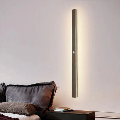 Edge moderne lineaire buitenwandlamp – metaal en acryl – geschikt voor tuin en hal