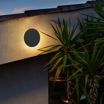 Orr moderne LED buitenwandlamp wit/zwart metaal tuin