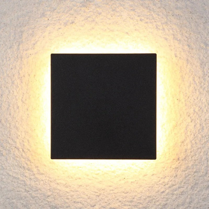 Orr moderne LED buitenwandlamp wit/zwart metaal tuin