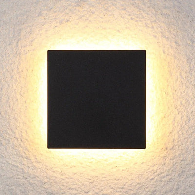 Orr moderne LED buitenwandlamp wit/zwart metaal tuin