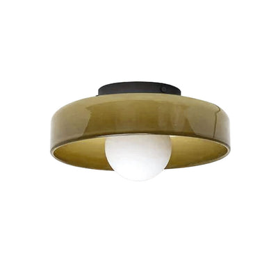 Morrow glazen schijf plafondlamp/wandlamp