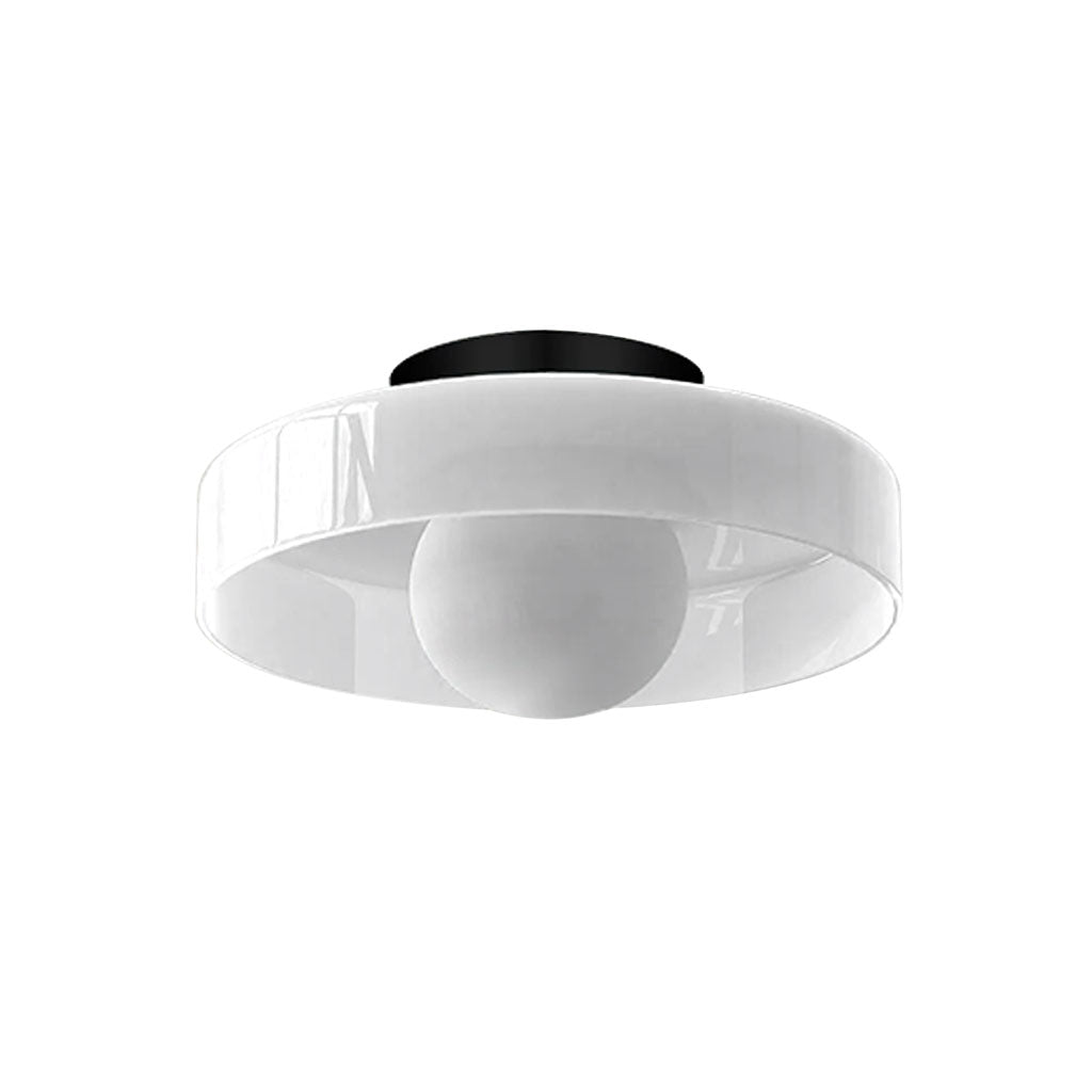 Morrow glazen schijf plafondlamp/wandlamp