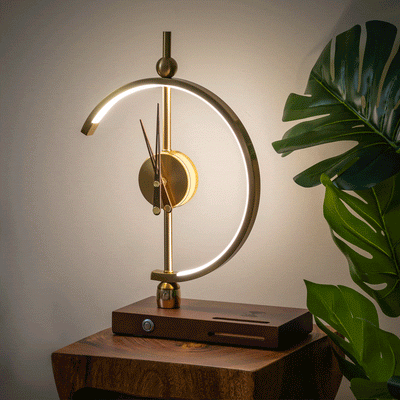  NagoyaLight™ | Luxe Lampenklok en Oplader-1