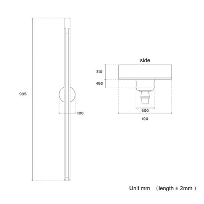 Morris draaibare verplaatsbare plafondrail voor hanglamp